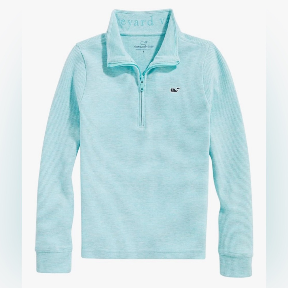Vineyard Vines Boys Saltwater Quarter-Zip Pullover- Size 7 *NWT*
